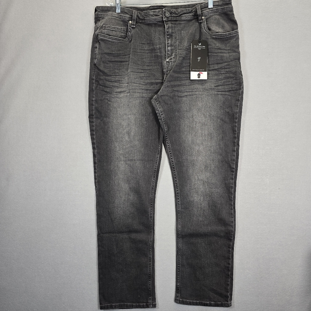 NYC The Perfect Jean Men’s Slim Thick Fit Axel - Grey Size 40 X 32 New